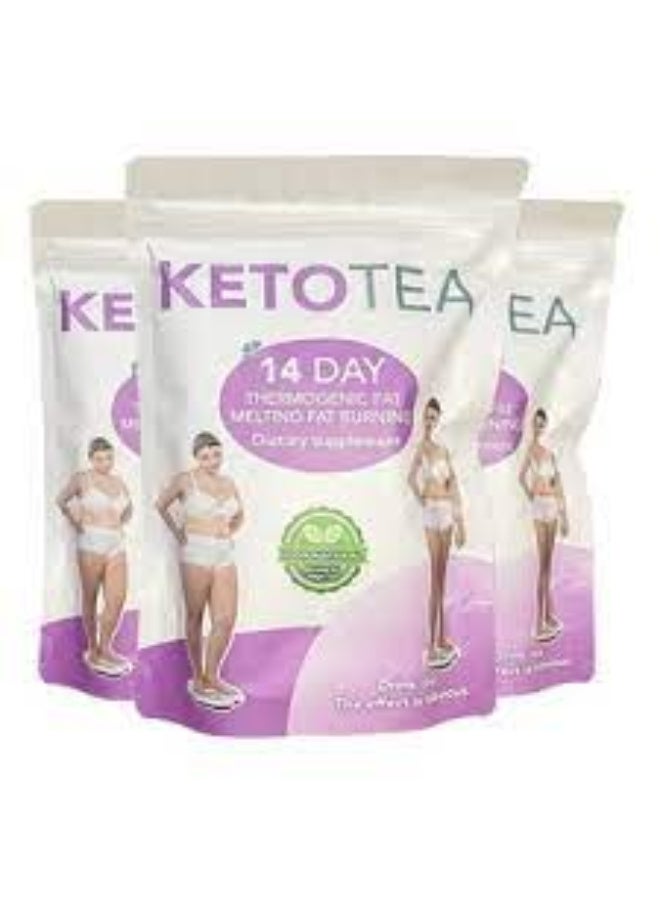 Lifeworth 14 Days Colon Cleanse Fat Burn Skinny Belly KETO Tea Detox Tea